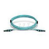 FTTH TIA-604-5 MPO Fiber Optic Patch Cord Male Connector , Cable Assemblies