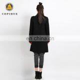 Chinese Credible Supplier Black Long Women Coat 2017 thumbnail-6
