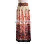 Ladies Fashion Ice Silk Skirt Women Popular Long Casual Skirt thumbnail-1