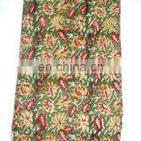 Indian Natural Hand Block Printed Fabric Handmade Cotton Sanganeri Print thumbnail-2
