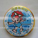 Cheap and no Minimum Request Custom CMYK Color Printing Tinplate Badge,tin Metal Button Badges With Own Design thumbnail-3