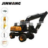 Engineering Used 8t Large Excavator With Wheels for Construction thumbnail-5