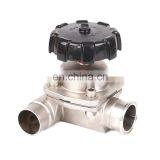 SS316 Sanitary Zero Dead Leg T Type Diaphragm Valve for Pharmaceutics thumbnail-5