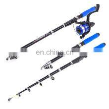 Best Selling Fast Action Fly Rod and Reel Bait Rod Fly Rod and Reel Combo 2.1M EVA ABS Fiberglass Sea Fishing Rod Set thumbnail-2