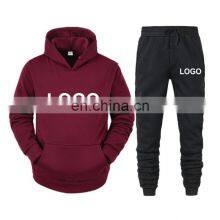 Men's and Women's Pullover Casual Gym Sport Wool Hoodie Winter High Quality Hoodie Set thumbnail-5