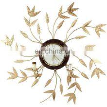 Leaf Design Metal Clock thumbnail-1