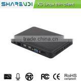 cheap multi users pc station dual core linux embedded server based pc for cyber cafe