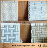 12''x12'' natural stone Eastern white marble mosaic