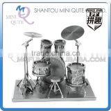 Piece Fun 3D Metal Puzzle musical instrument Drum Set Adult DIY model educational toys NO GLUE NEEDED NO.PF 9503
