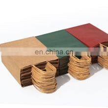 Custom Logo Tote Bag Small Recycle Kraft Paper Bag for Pack thumbnail-1