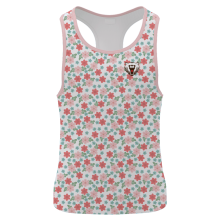 women's breathable custom polyester singlet with good-looking patterns