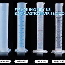 25ml 100ml 250ml 500ml Plastic Liquid Measurement Graduated Measuring Cylinder, Wholesale Laboratory Transparent PP Plastic Graduated Measuring Cylinder thumbnail-3