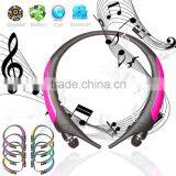 Hands Free Long Distance Bluetooth Headset Tone Active HBS-850 Neckband Wireless Earbug thumbnail-4
