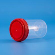 60ml Sterile Stool Collection Cup With Screw Cap and Spoon thumbnail-2