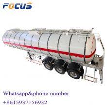 China Trailer Factory Aluminum Trailer, Fuel Tanker Trailer Sale,45000liters Oil Tanker Truck Trailer Aluminum Alloy Fuel Tanker Trailer thumbnail-3