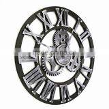 Handmade Oversized 3d Retro Rustic Decorative Luxury Art Big Gear Wooden Vintage Large Wall Clock on the Wall for Gift Most Popular thumbnail-3