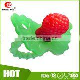 BPA Free Red Silicone Baby Berry Teether Wholesale thumbnail-1