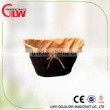 Big Hamper With Liner, Split Willow Laundry Basket , Handmade Brown Round Hamper thumbnail-2