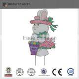 2014 New Colorful Iron Garden Decoration Easter Rabbit Item thumbnail-1