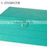 W1275G-2 Wholesale Stackable Jewelry Tray Leather Jewelry Display Tray Quality Choice thumbnail-2