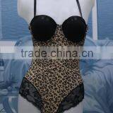 High Quality Leopard Pattern Shapewear,sexy Ladies Corset