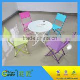 5PCS modern sling used coffee shop table and chairs