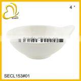4" PURE WHITE PLASTIC SAUCE BOWL; SAUCE DISH Quality Choice thumbnail-2