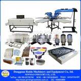 6 Color 6 Station Roll to Roll Screen Printing Machine Equipment All Kits thumbnail-1