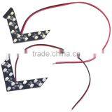 Car Styling 1PCS 14 SMD LED Arrow Panels Light Car Side Mirror Turn Signal/Indicator Light/Car Led/ Parking thumbnail-2