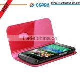 Luxury Wallet Leather Case for 2014 Htc One m8 Mini