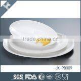 Best-selling Oval Dinner Plate, White Porcelain Tableware for Hotel thumbnail-1