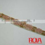 Beautiful Custom Embroidery Rhinestone Sew on Patches thumbnail-1