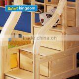 Kids Double Deck Bed of 100% Solid Pine Wood thumbnail-2