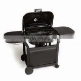 Square BBQ Kettle Cart Made of Iron and Wire with Cooking Area of 50.8 x 56.5cm