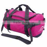 Low Toxic Solid Color Polyester Travel Sport Tote Bag With Two Closures thumbnail-2