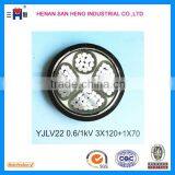 XLPE Insulated Steel Tape Armored PVC Sheathed Power Cable 3*185+1*95 thumbnail-2