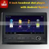 9" Touch Screen Replacement Headrest Android Monitor With 3G/WIFI/GAME