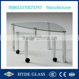 China 10mm tempered clear table glass
