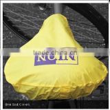 yellow color polyester bicycle seat cover