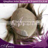 7x9 Swiss Lace Toupee Natural Hair Toupee Men's Hair Piece Men's Toupee thumbnail-1