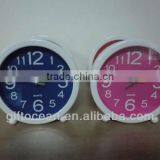 Round Shape Plastic Silence Desk Alarm Clock With 3D Scale thumbnail-1