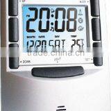 Musical Tranparent LCD Alarm Clock With Calendar