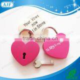 Hot Selling Colorful Heart Padlock for Wedding