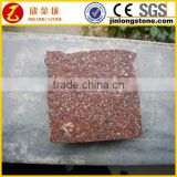 Low price natural red porphyry cube stone