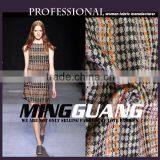 2016 Hot Selling Polyester Spandex Retro Style Digital Print Girls Fashion Dress Fabric