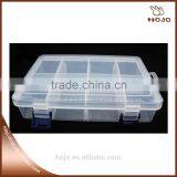 PP 8 Grids Box 20x14cm Clear for Jewelry Beads