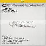 2016high Quality Supermarket Bra Hook Pegboard Metal Chrome Display Hook Retail Hanger