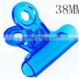 light blue spring clips plastic material