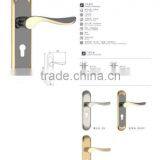 Zinc Alloy Door Handle, Zinc Door Handle on Plate, Zinc Door Handle With Plate thumbnail-1