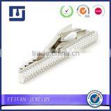 Custom Silver Diamond Grain Tie Clip Manufacturer